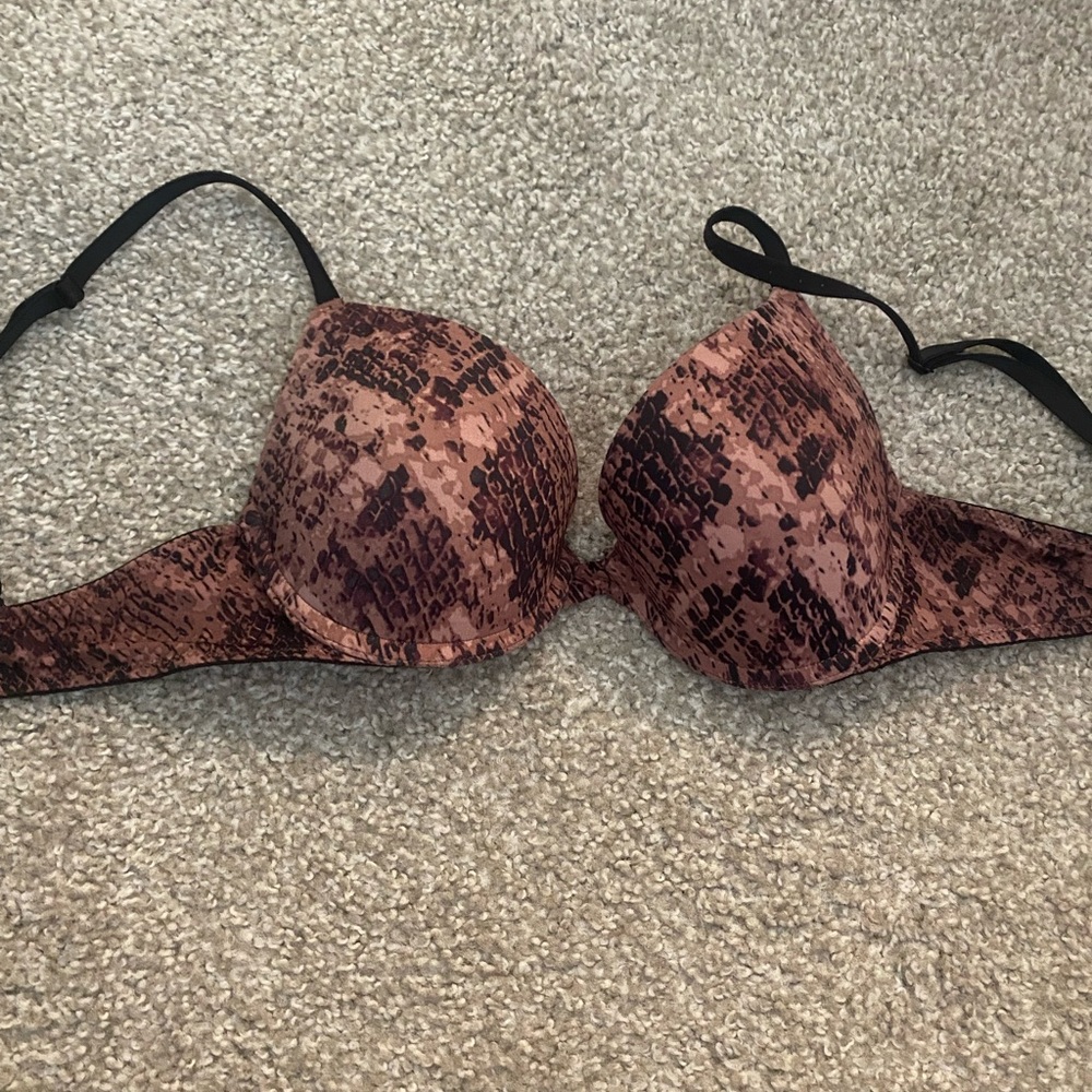 Victoria Secret Pink Snakeskin Bra